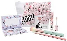 Набір, 6 продуктів - Toot! Flamingo Kiss Natural Makeup Box Set — фото N2