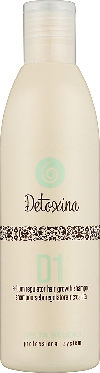 Шампунь для жирної шкіри голови - Delta Studio Detoxina D1 Shampoo — фото N1