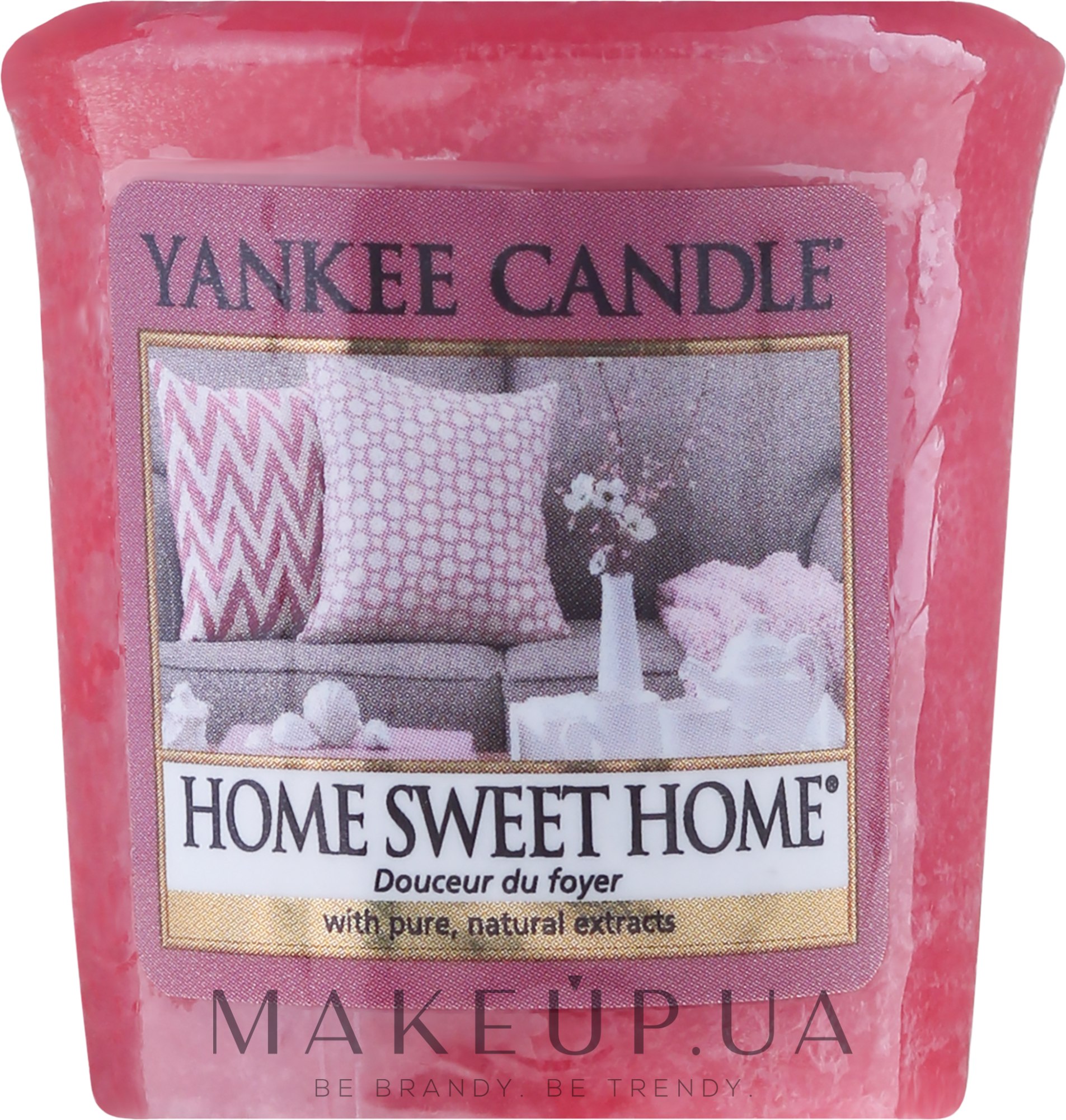 Ароматическая свеча "Дом милый дом" - Yankee Candle Scented Votive Home Sweet Home — фото 49g