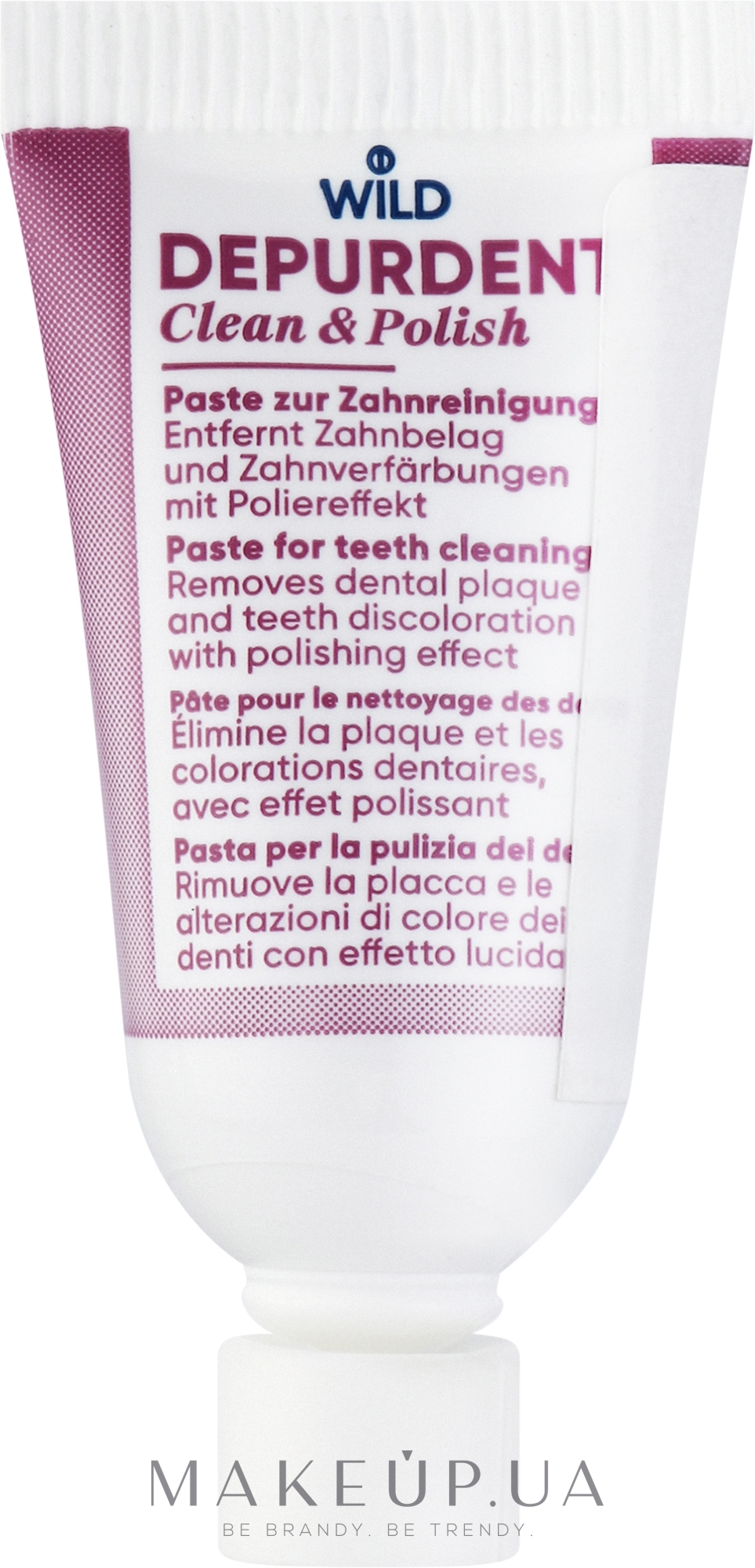 Паста для чистки и полировки зубов - Dr. Wild Depurdent (пробник) — фото 3ml