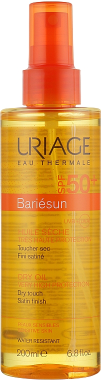Сонцезахисна суха олія для тіла - Uriage Bariesun Dry Oil Very High Protection SPF50+ — фото N1