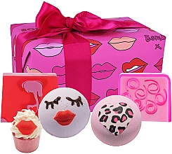 Парфумерія, косметика Набір, 5 продуктів - Bomb Cosmetics Lip Sync Pamper Gift Set