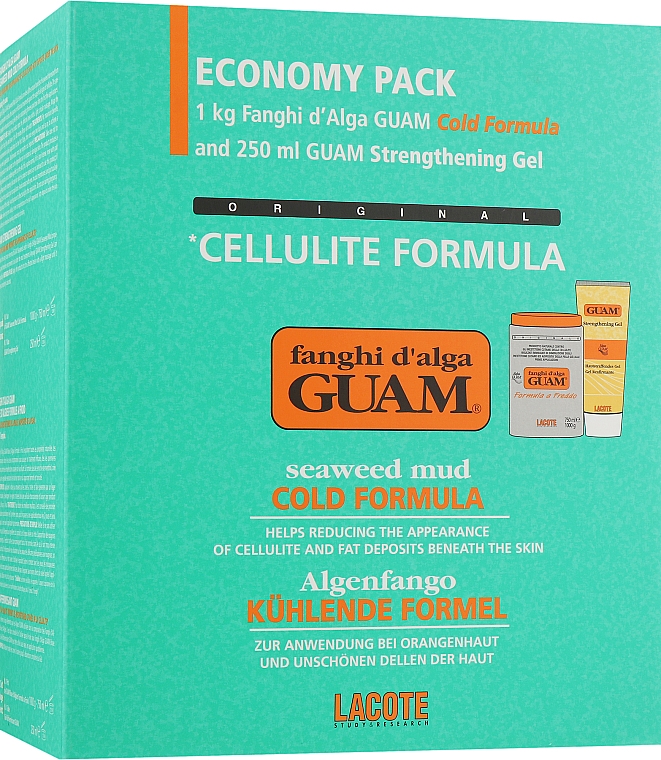 Антицелюлітна маска "холодна формула" економ-упаковка - Guam Formula a Freddo — фото N1