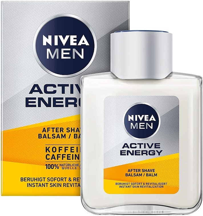 Бальзам для шкіри обличчя після гоління - NIVEA MEN Active Energy After Caffeine Shave Balm