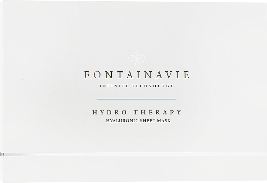 Гіалуронова листова маска - Federico Mahora Fontainavie Hydro Therapy Hyaluronic Sheet Mask