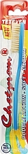 Духи, Парфюмерия, косметика Зубная щетка с натуральной щетиной №52, синяя - Chetprom Double Action Soft Medium