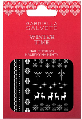 Наклейки для дизайну нігтів - Gabriella Salvete Winter Time Nail Art Stickers — фото N1