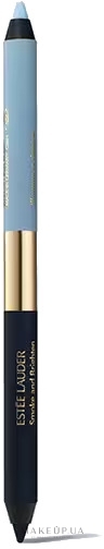 Двосторонній олівець для очей - Estee Lauder Smoke And Brighten Kajal Eyeliner Duo — фото 01 - Marine/Sky Blue