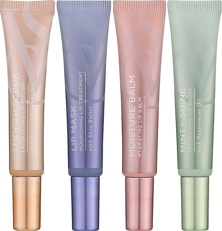 Набор - Victoria`s Secret Lip Care Kit(lip/gloss/8.8g+lip/mask/8.8g +lip/balm/8.8g+lip/scrub/8.8g)  — фото N2