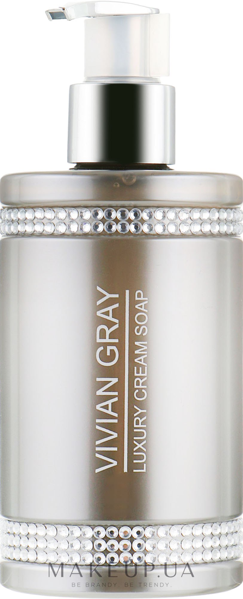 Рідке крем-мило - Vivian Gray Grey Crystals Luxury Cream Soap — фото 250ml