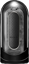 Парфумерія, косметика Мастурбатор зі змінною інтенсивністю, розкладний, 18х7.5, чорний - Tenga Flip Zero Electronic Vibration Black