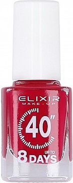 Быстросохнущий лак для ногтей - Elixir Fast Dry 40 & Up To 8 Days Nail Polish — фото N1