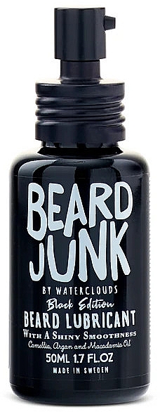 Масло для бороды - Waterclouds Beard Junk Beard Lubricant Black Edition — фото N1