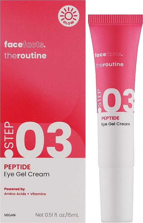 Крем-гель для шкіри навколо очей із пептидами - Face Facts The Routine Step.03 Peptide Eye Gel Cream — фото N2