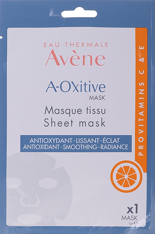 Тканевая маска для лица - Avene A-Oxitive Mask — фото N1