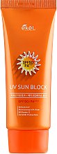 Солнцезащитный крем для лица с экстрактом алоэ и витамином Е - Ekel UV Sun Block SPF50/PA+++ — фото N2
