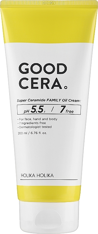 Універсальний крем для обличчя й тіла - Holika Holika Skin & Good Cera Super Ceramide Family Oil Cream — фото N1