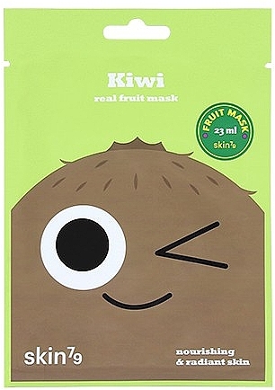 Живильна тканинна маска з екстрактом ківі - Skin79 Real Fruit Mask Kiwi — фото N1