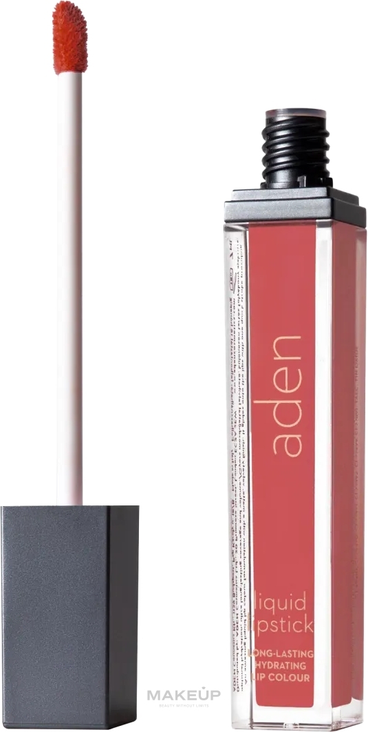 Жидкая помада для губ - Aden Cosmetics Liquid Lipstick — фото 01 - Nectarine