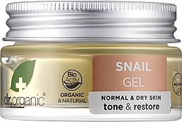 Гель для обличчя та тіла з екстрактом муцину равлика - Dr. Organic Bioactive Skincare Snail Gel — фото N1