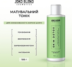 Матирующий тоник для комбинированной и жирной кожи - Joko Blend Skin Detox Mattifying Face Tonic — фото N3