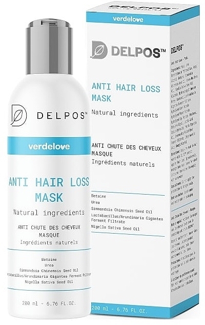 Маска проти випадіння волосся - Delpos Anti Hair Loss Mask — фото N1