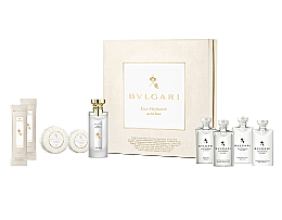 Духи, Парфюмерия, косметика Bvlgari Eau Parfumee au The Blanc - Набор (edc/75ml + shm/75ml + sh/gel/75ml + cond/75ml + b/lot/75ml + soap/75g + soap/50g + wipe/2x12g)