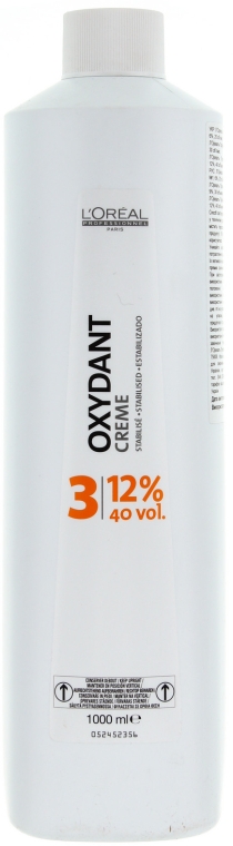 Косметичний крем пероксид - L'oreal Professionnel Oxydant 3 (12%)