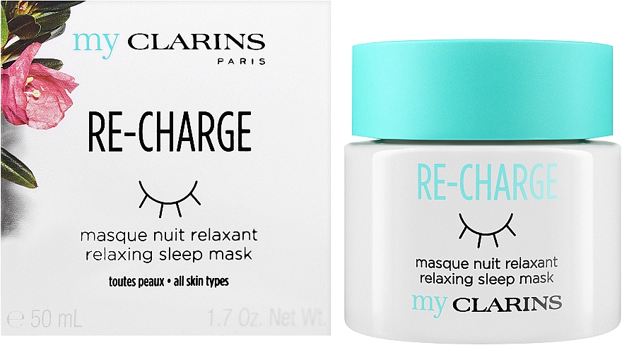 Нічна маска для обличчя "Релакс" - Clarins My Clarins Re-Charge Relaxing Sleep Mask — фото N2