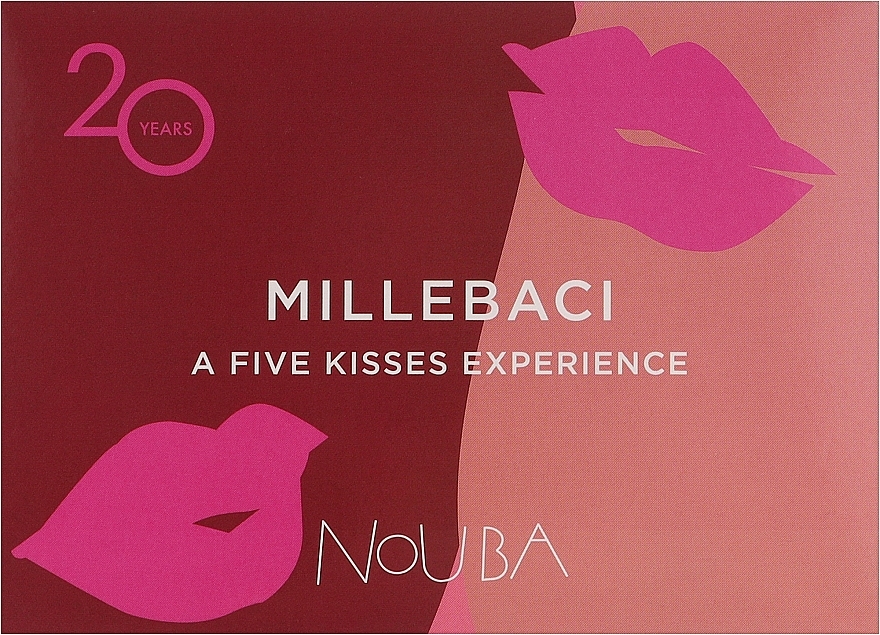 Набір №3 - NoUBA Millebaci Box Set 5 Kisses Experience (lipstick/5х6ml) — фото N1