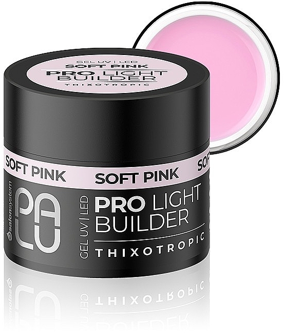 Гель конструювальний - Palu Pro Light Builder Soft Pink — фото N3