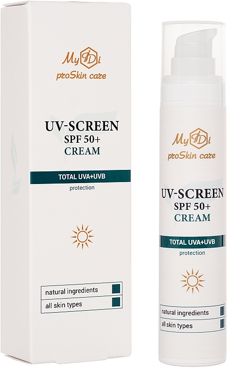 УЦІНКА Сонцезахисний крем для обличчя - MyIDi UV-Screen Cream SPF 50+ * — фото N12