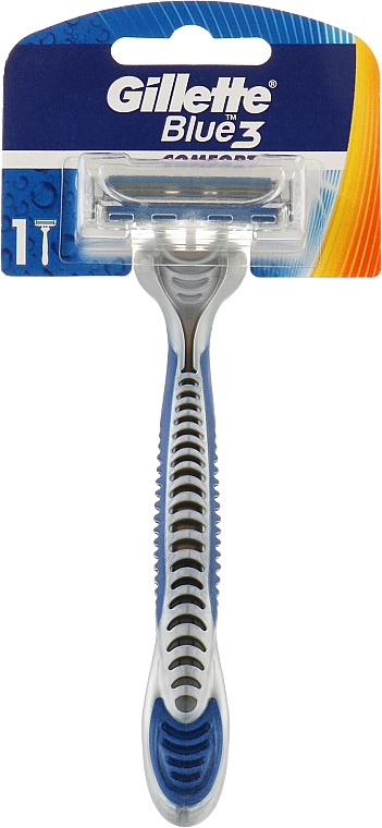 Одноразовый станок для бритья, 1шт - Gillette Blue 3 Comfort — фото N8