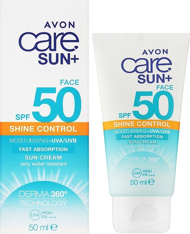 УЦЕНКА Матирующий солнцезащитный крем для лица - Avon Care Sun+ Face Sun Cream * — фото N2