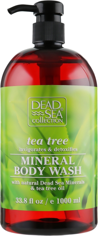 Гель для душа с минералами Мертвого моря и маслом чайного дерева - Dead Sea Collection Tea Tree Body Wash