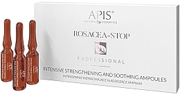 Духи, Парфюмерия, косметика Интенсивно укрепляющие и успокаивающие ампулы - APIS Professional Rosacea-Stop Intensive Strengthening And Soothing Ampoules