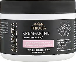 Парфумерія, косметика Крем-актив для пошкодженого і фарбованого волосся "Глибоке відновлення та живлення" - Triuga *