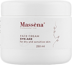 Духи, Парфюмерия, косметика Крем для лица с трипептидом для сухой и чувствительной кожи - Massena Face Cream Syn-Ake For Dry And Sensitive Skin