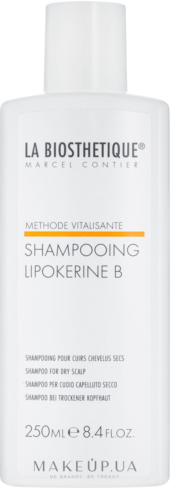 Шампунь для сухої шкіри голови - La Biosthetique Methode Vitalisante Lipokerine Shampoo B — фото 250ml
