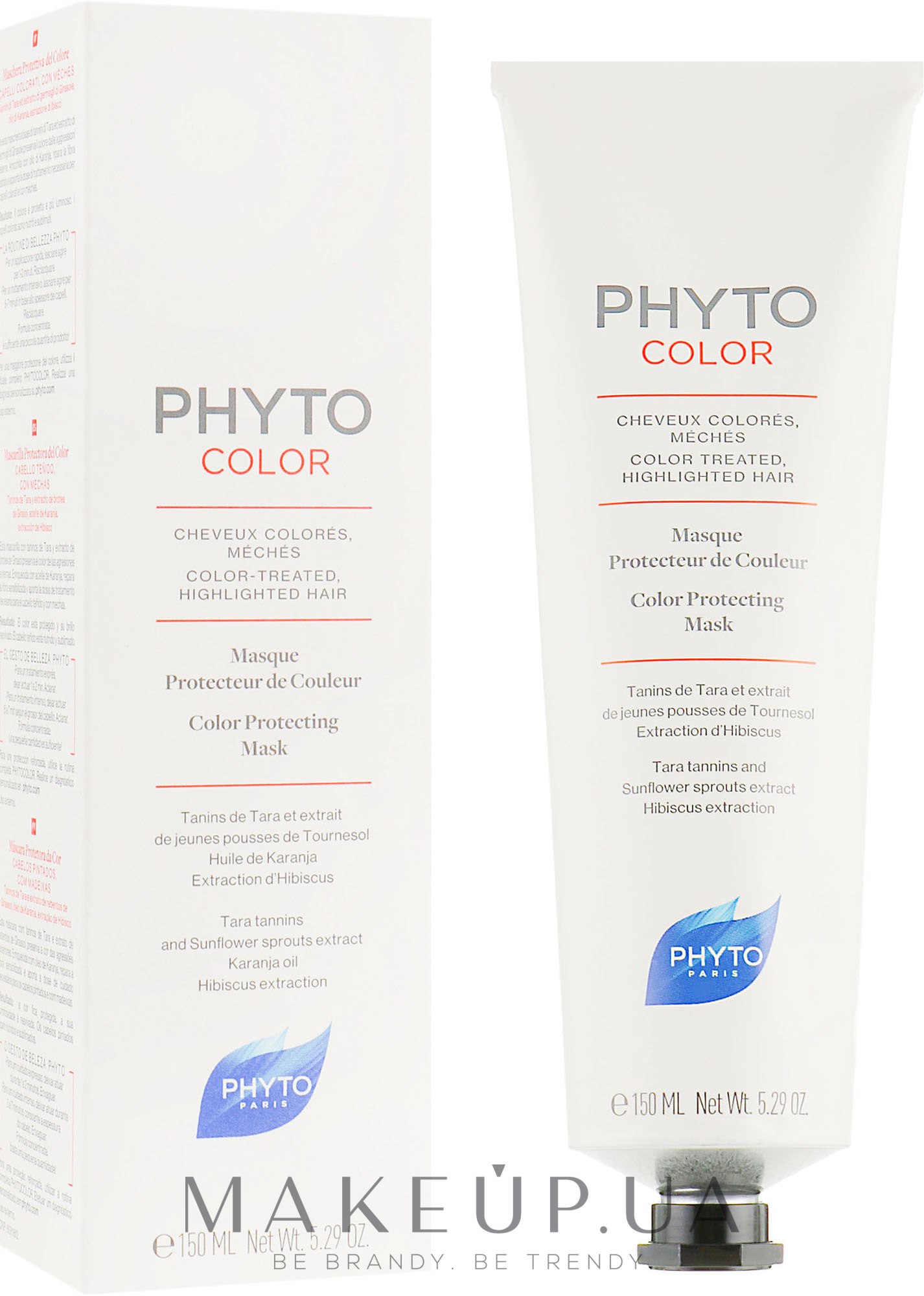 Маска для фарбованого волосся - Phyto Color Protecting Mask — фото 150ml