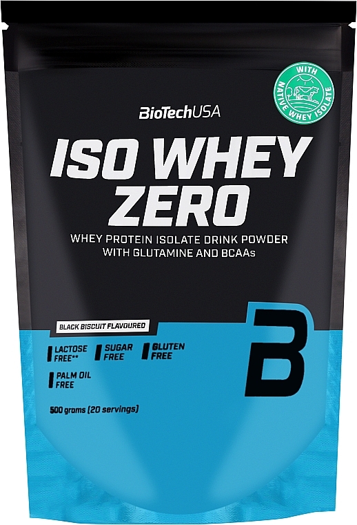 Протеїн "Чорний бісквіт" - BiotechUSA ISO Whey Zero Lactose Free Black Biscuit Protein — фото N4