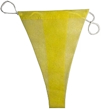 Трусики-стринги для спа-процедур, желтые, L/XL - Monaco Style — фото N2