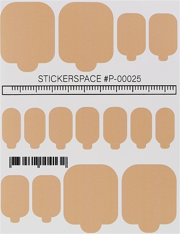 Дизайнерские наклейки для педикюра "Wraps P-00025" - StickersSpace — фото N1