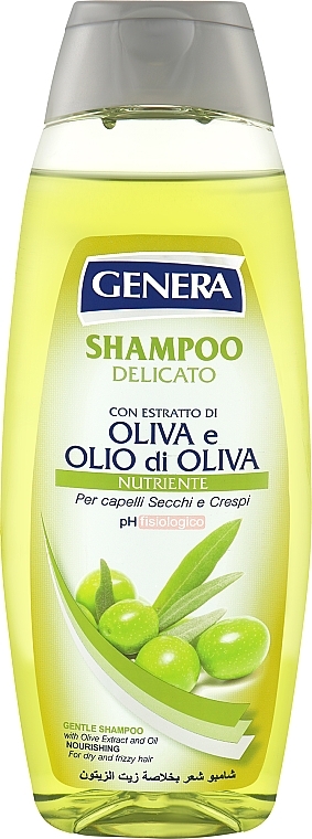 Шампунь для сухих и вьющихся волос - Genera Shampoo Delicato Con Estratto Di Oliva Olio Di Oliva — фото N2