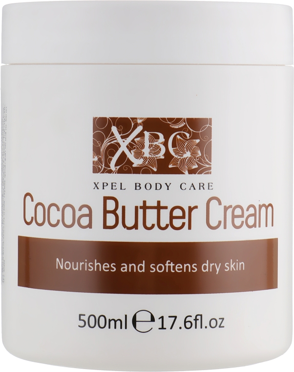 Крем для тіла зволожувальний з маслом какао - Xpel Marketing Ltd Cocoa Butter Cream — фото N1