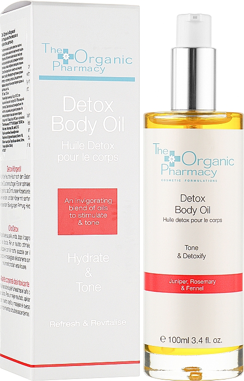 Антицеллюлитное масло для тела - The Organic Pharmacy Detox Cellulite Body Oil — фото N2