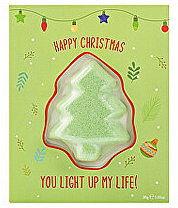 Бомбочка для ванны "Ель" - Bubble T Christmas Tree Fizzer and Card — фото N1