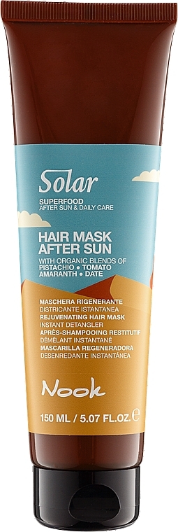 Регенерувальна маска для волосся - Nook Solar Superfood Hair Mask After Sun — фото N1