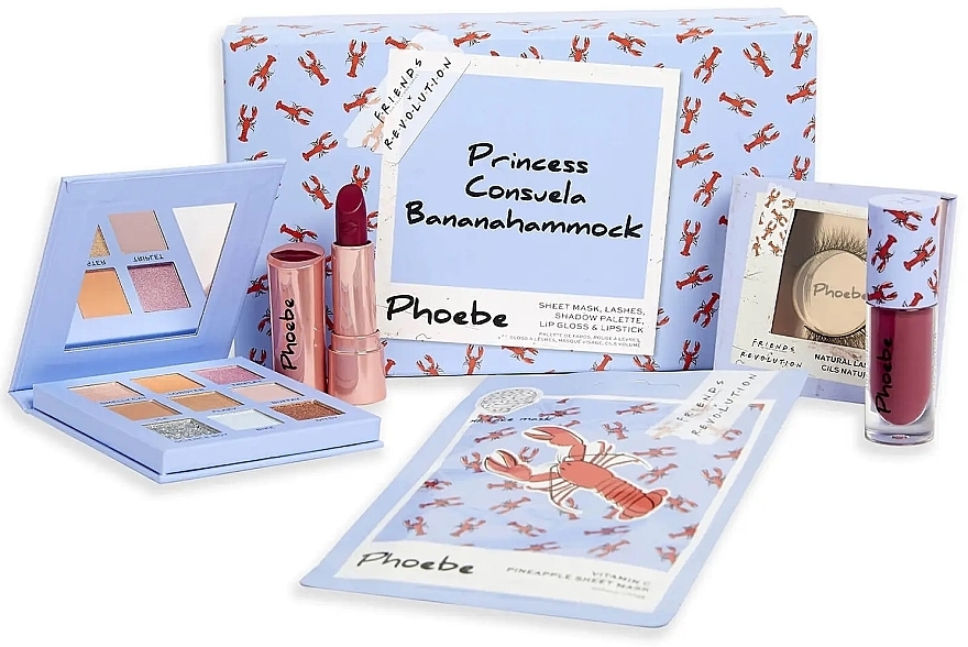 Набор, 5 продуктов - Makeup Revolution X Friends Phoebe Bundle — фото N1