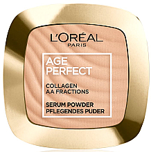 Фіксувальна пудра зі зволожувальним ефектом - L’Oréal Paris Age Perfect — фото N1